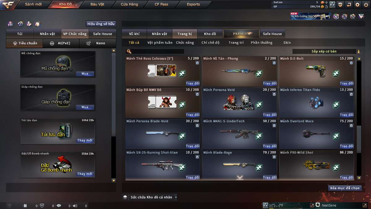 shop acc cf uy tin gia re